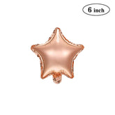 PartyCorp 6 Inch Rose Gold Star Foil Balloon, 1 pc